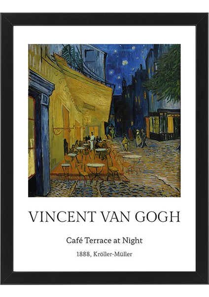 “arles’in Gece Işıltısı” Modern Klasik Kafe Terasta Gece Tablosu