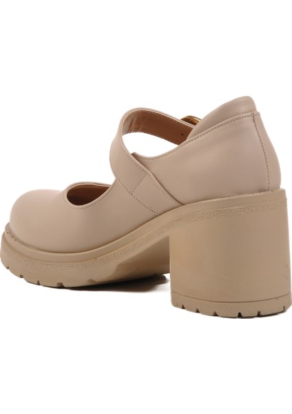 Bej Topuklu Kadın Casual Ayakkabı 572403 Z fırsatları