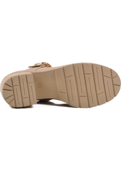 Bej Topuklu Kadın Casual Ayakkabı 572403 Z indirimleri