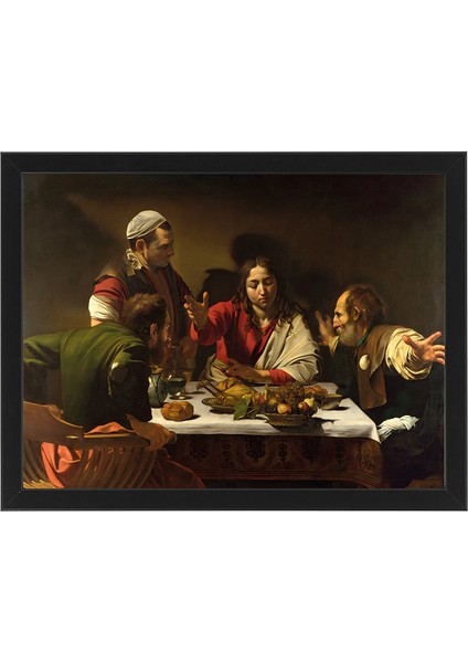 “emmaus’un Gizemli Akşamı” Klasik Emmaus’ta Son Akşam Yemeği Tablosu