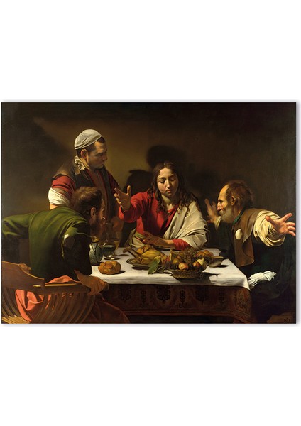 “emmaus’un Gizemli Akşamı” Klasik Emmaus’ta Son Akşam Yemeği Tablosu