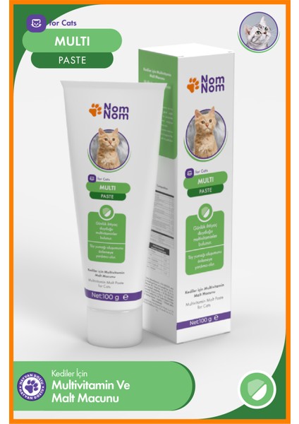 Multi Paste 100 gr – Tüm Kediler İçin Vitamin Malt Macun