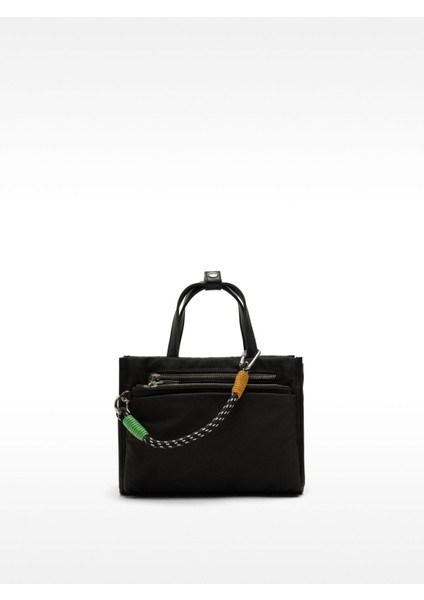 Teknik Kumaş Tote Çanta S