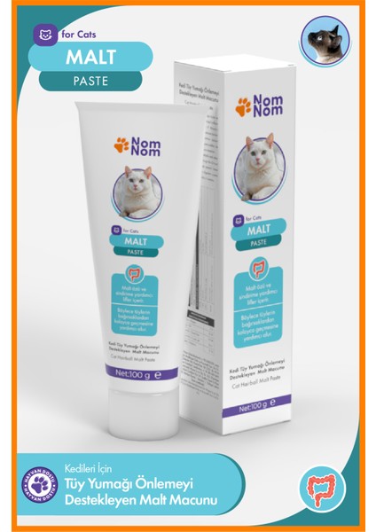 Kedi Malt Paste 100 gr – Tüy Yumağı Önleyici Macun