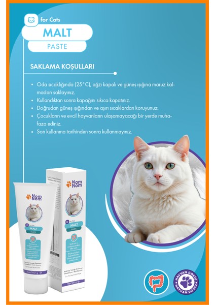 Kedi Malt Paste 100 gr – Tüy Yumağı Önleyici Macun
