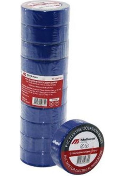 Mutlusan Izole Bant Pvc Mavi 10*19 fırsatları
