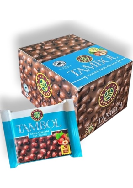 Tambol Bütün Fındıklı Sütlü Çikolata 77 gr 10'lu