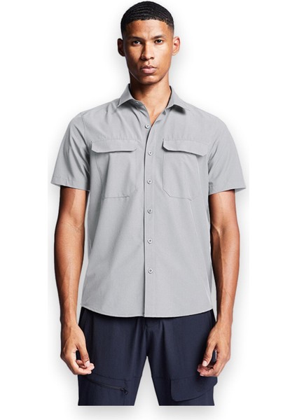 25Y-1064 Outdoor Kısa Kol Gömlek Erkek Gömlek