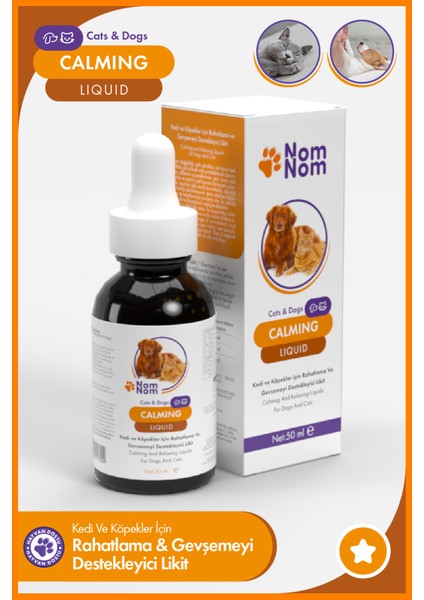 Kedi ve Köpek Calming Liquid 50 ml – Damla,