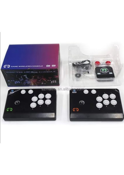 Kablosuz Çift Joystick Retro Player Arcade 15000 Oyun Tv Atari Video Game 4K God Of War PES21