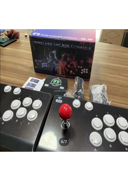 Kablosuz Çift Joystick Retro Player Arcade 15000 Oyun Tv Atari Video Game 4K God Of War PES21