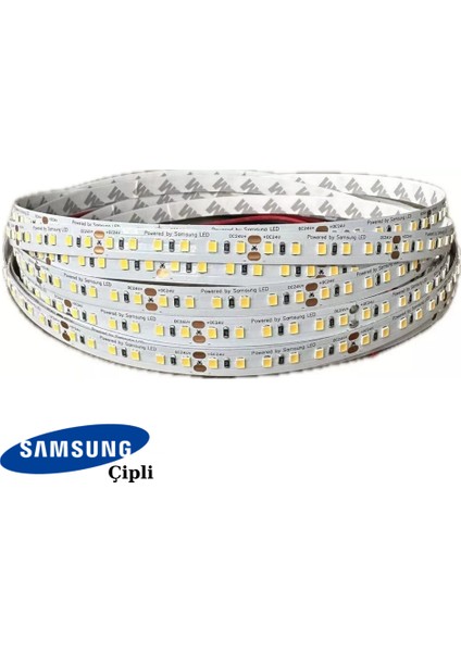 Samsung Çipli 120 Ledli 12 Volt Iç Mekan Şerit LED (10 Metre Paket + Beyaz Işık)