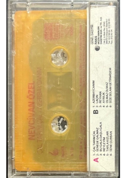 Kaset Nevcivan Özel Çal Tarım Çal Azerbaycanım Kaset