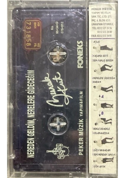 Kaset Burak Kut Nereden Geldim Nerelere Gideceğim Kaset