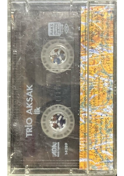 Kaset Trio Aksak Ilk Kaset