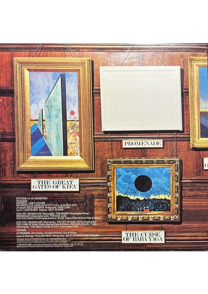 Emerson Lake Palmer Pictures At An Exhibition Lp Plak fiyatları