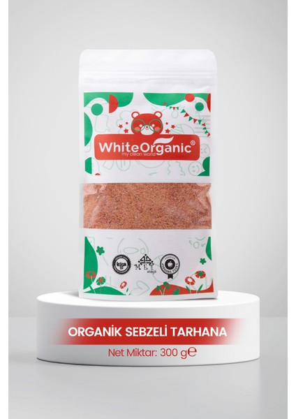 Organik Sebzeli Bebek Tarhanası 300 Gr Tuzsuz+Sertifikalı