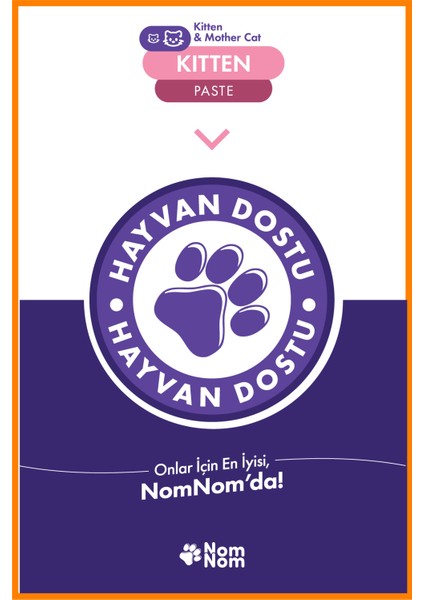 Kitten Paste 100 gr – Yavru ve Anne Kediler İçin Multivitamin ve Malt Macunu