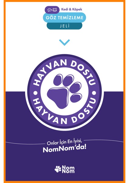 Kedi ve Köpek Göz Temizleme Jeli 60 ml – Çapak ve Kir Temizleme