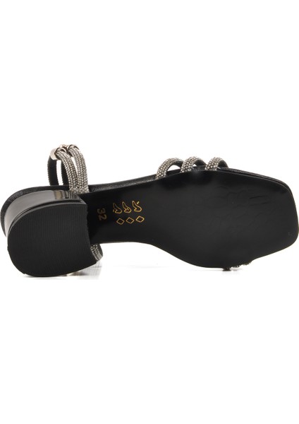 Siyah Taşlı Kız Çocuk Sandalet 016 F indirimleri