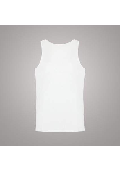 Beyaz Penye Erkek Tekli Atlet modelleri