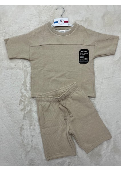 Sade Bermude Şortlu Ikili Erkek Takım