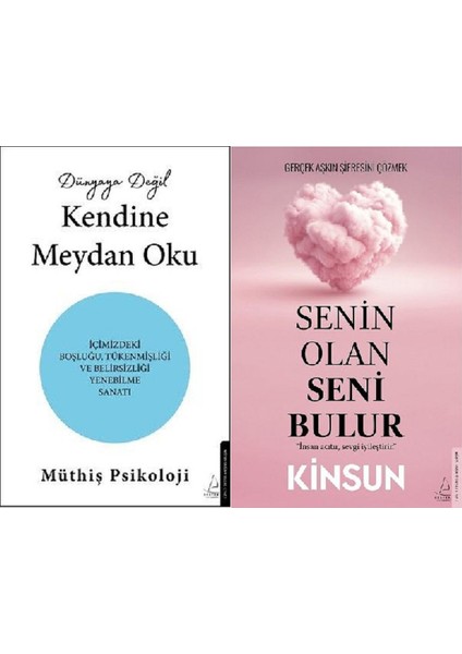 Dünyaya Değil Kendine Meydan Oku + Senin Olan Seni Bulur 2 Kitap Set