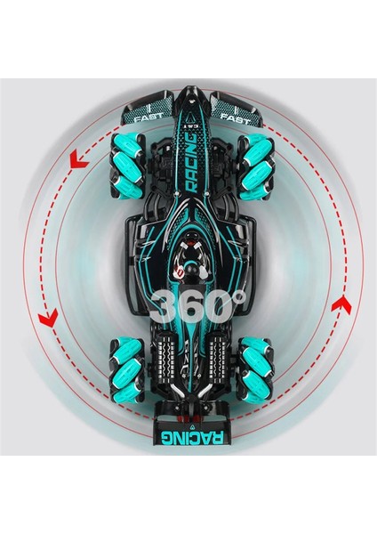 Light Spray Racing Car 2.4ghz Arkası Işık Efektli Uzaktan Kumandalı Yarış Arabası 36CM modelleri