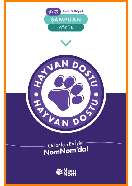 Kedi ve Köpekler İçin Köpük Şampuan 200 ml