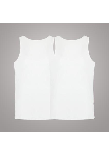 Beyaz Penye Erkek 2'li Atlet fiyatları