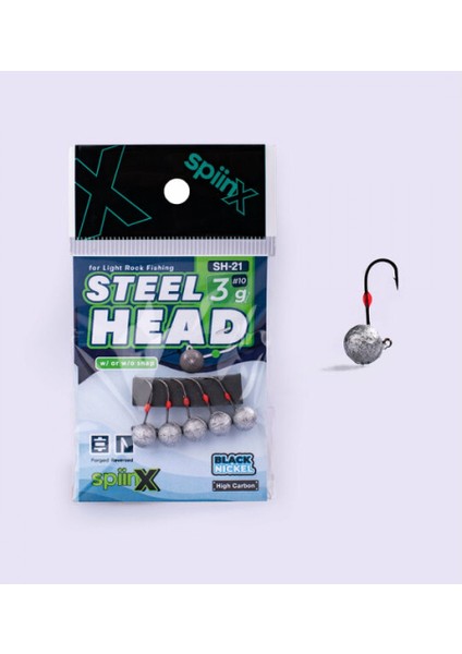 Spıınx Steel Head Jıghead Ham 1.5g #8 5p