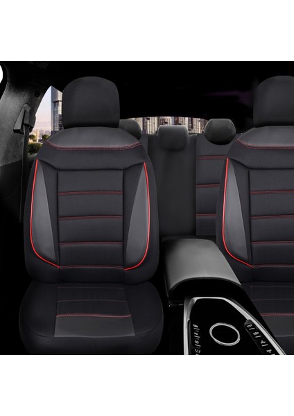 Her Araca Uyumlu Oto Koltuk Kılıfı Seti Tam Takım Flex K Model