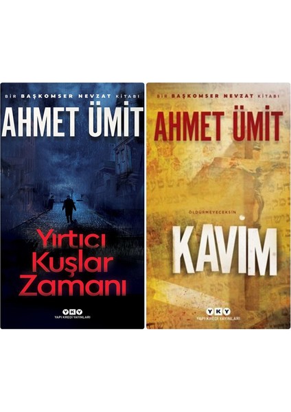 Yırtıcı Kuşlar + Kavim 2 'li Set Ahmet Ümit Yapı Kredi Yayınları fiyatları