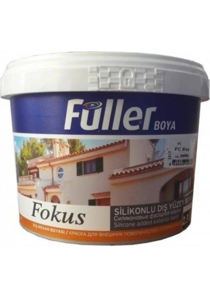 Füller Focus Silikonlu Dış Cephe Boyası 3,5 kg Beyaz N