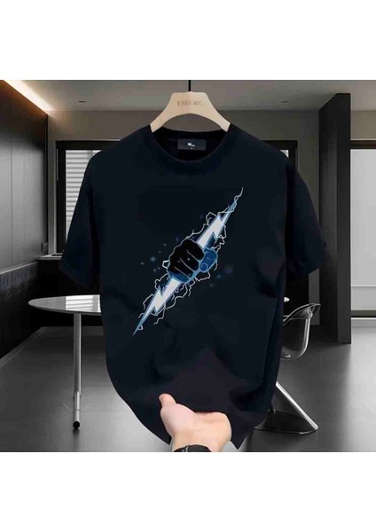 Flash Özel Tasarım Baskılı Oversize Tshirt