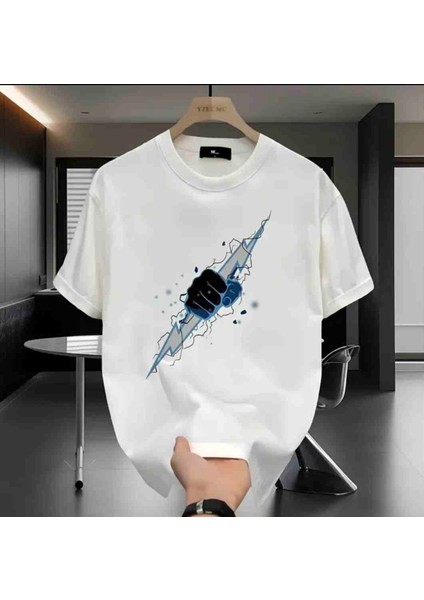 Flash Özel Tasarım Baskılı Oversize Tshirt