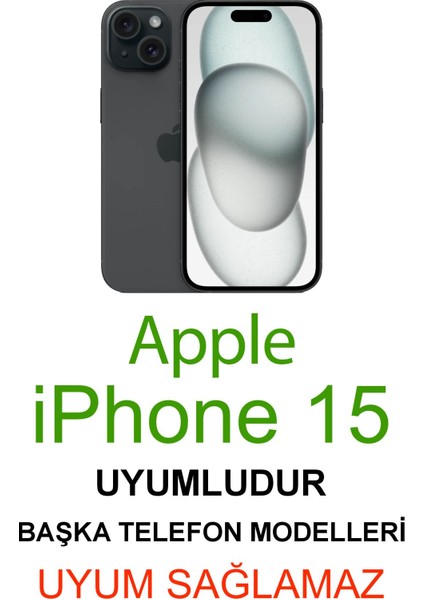 Apple iPhone 15 Mat Siyah Kılıf – Yumuşak Silikon, Koruyucu, Şok emici kapak indirimleri