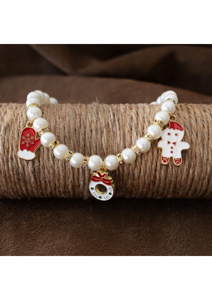 Kedi İnci Charm Tasma