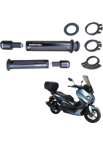 Rks Grace 202 - Novax 200 Elcik ve Tapa Set Siyah