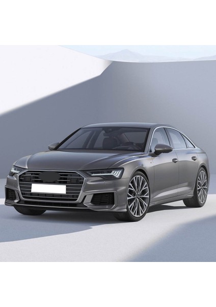 Audi A6 2019-2024 Sol Ön Kapı Cam Düğme Takımı Full Krom 4K0959851C