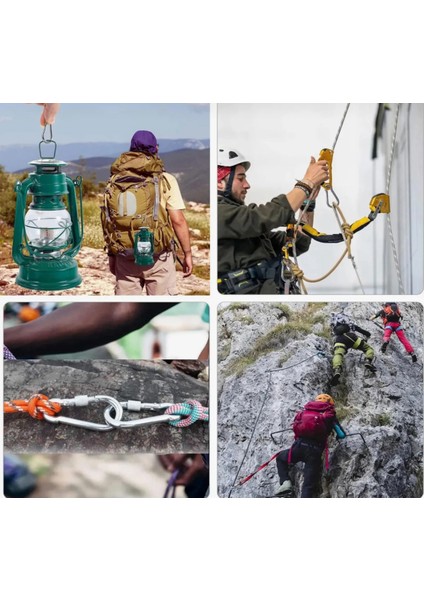 Karabina Kilitli Yaylı Kanca Paslanmaz Salıncak Hamak Anahtar Askı Kilidi 5 Mm fırsatları