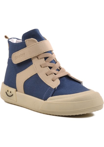 Lacivert Cırtlı Bilek Boy Çocuk Spor Ayakkabı 7465 F modelleri