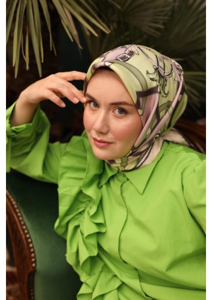 Tivil Ipek Eşarp IST11436-19 Beyaz Karışık Desen modelleri