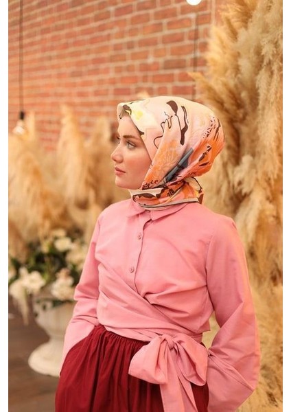 Tivil Ipek Eşarp IST11437-26 Mavi Karışık Desen indirimleri