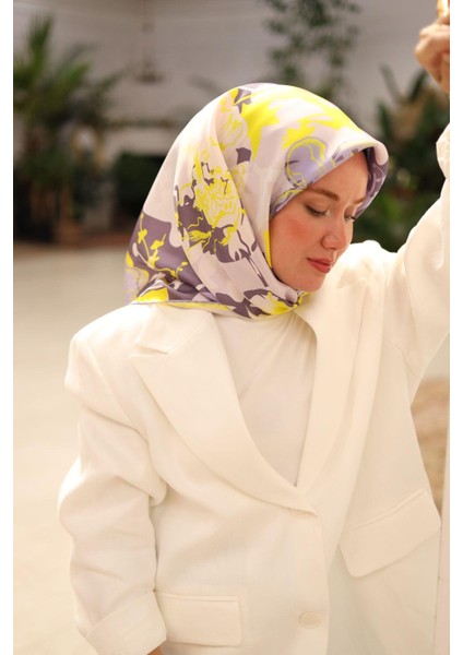 Tivil Ipek Eşarp IST11437-31 Sarı Karışık Desen fırsatları