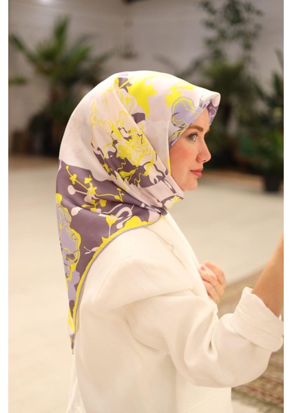 Tivil Ipek Eşarp IST11437-31 Sarı Karışık Desen indirimleri