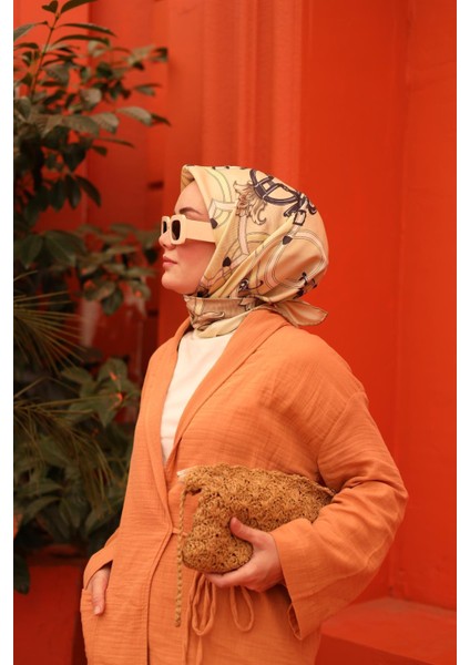 Tivil Ipek Eşarp IST11436-21 Yeşil Karışık Desen modelleri