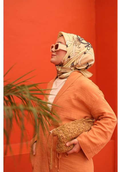 Tivil Ipek Eşarp IST11436-21 Yeşil Karışık Desen fırsatları