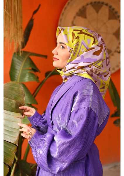 Tivil Ipek Eşarp IST11427-28 Fıstık Yeşili, Leylak, Lila, Kahverengi fiyatları