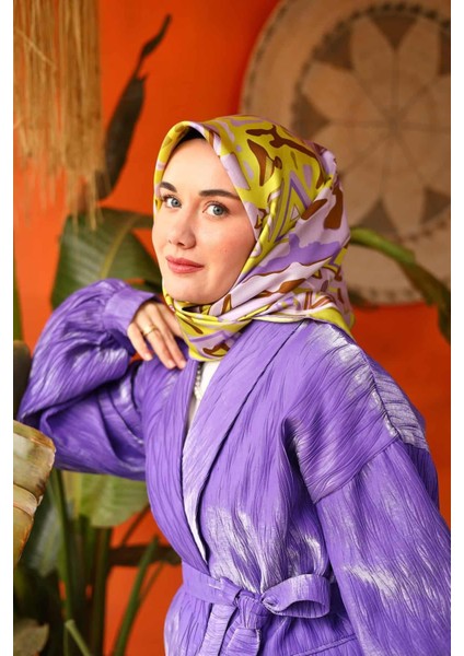 Tivil Ipek Eşarp IST11427-28 Fıstık Yeşili, Leylak, Lila, Kahverengi fırsatları